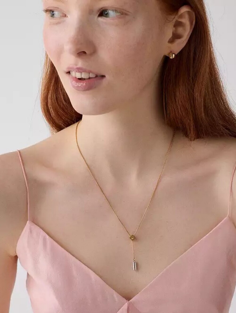 Kate Spade New York Geo Pop Y Necklace Two-Tone